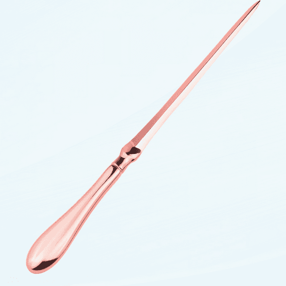 Rose Gold Letter Opener, Envelope Opener Knife Metal Paul Revere Paper Cutting Knife 9 inches