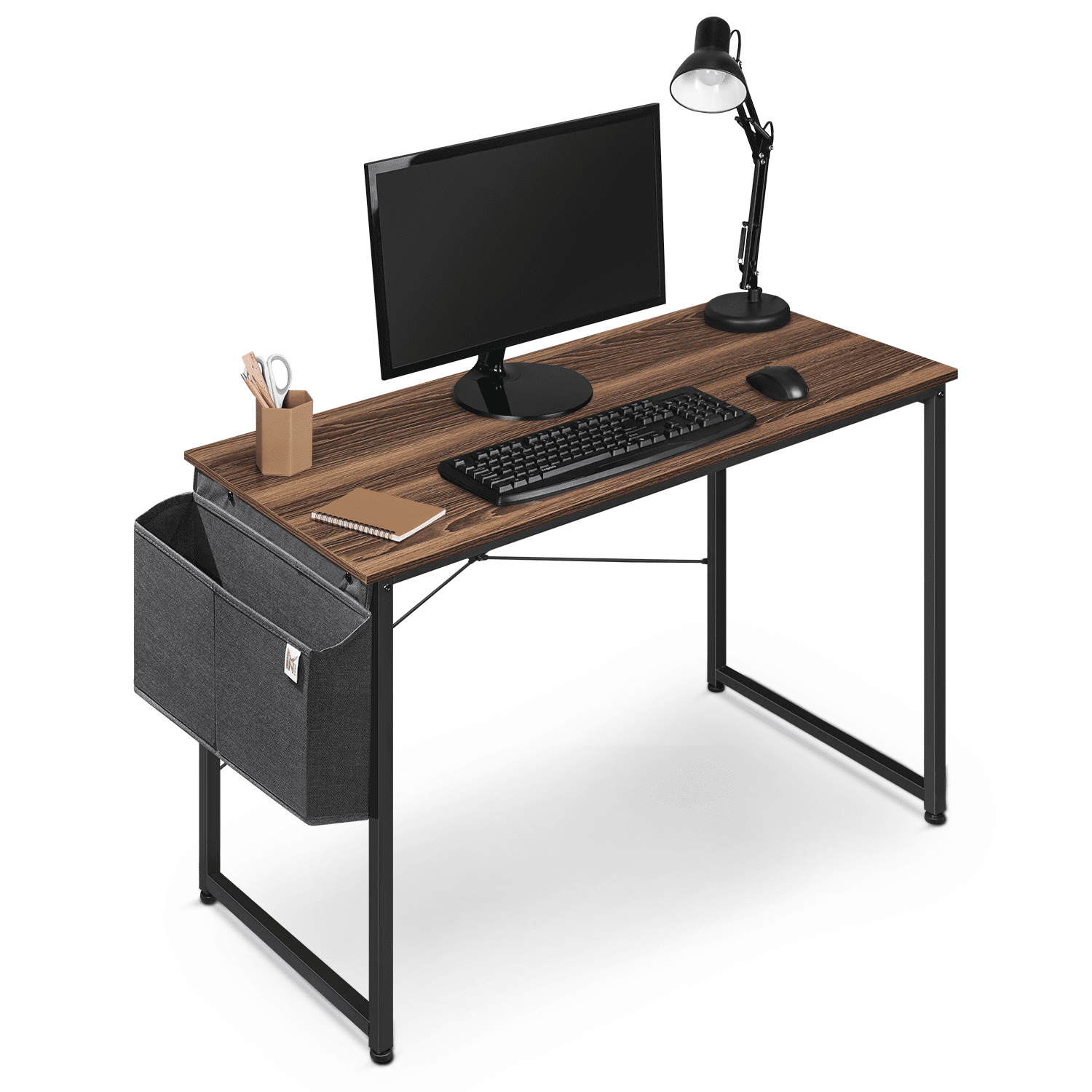 MoNiBloom Computer Desk with Storage Bag, 40" Writing Workstation Table