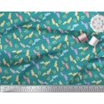 thumbnail image 3 of Soimoi Rayon Fabric Dot,Leaves & Fox Animal Print Sewing Fabric Yard 56 Inch Wide, 3 of 3