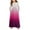 #002-Hot Pink, variant on Abcomgle Girls Maxi Dresses 10-12 Casual A-Line Long Sleeve Maxi Dress Gradient Sundresses Crew Neck Swing Dresses with Pockets,Black