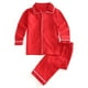 thumbnail image 1 of Pijamas de algodón con botones para niños y niñas, ropa de dormir de moda superior para invierno, 2021, 1 of 4