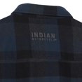 thumbnail image 5 of Indian Motorcycle Men's Dallas Plaid Shirt, Blue | 2864936, 5 of 8