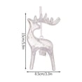 thumbnail image 3 of Mecorevxz Christmas Hanging Lighted Ornaments Crystal Acrylic Reindeer Shaped Christmas Ornaments for Christmas Tree Indoor Home Decor,Christmas Gifts, 3 of 8