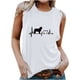 thumbnail image 1 of Verano mujer moda cuello redondo impreso sin mangas casual camisetas sin mangas Fridja gh5234, 1 of 5