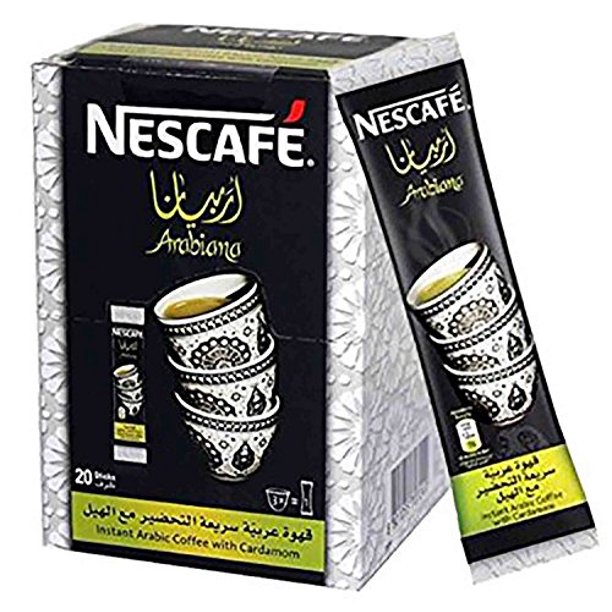 Instant Nescafe Arabiana Arabic Coffee With Cardamom Natural Arabian
