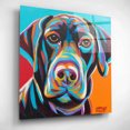 thumbnail image 3 of Epic Art 'Dog Friend II' by Carolee Vitaletti, Acrylic Glass Wall Art, 12"x12", 3 of 8