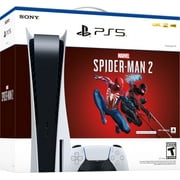 TEC New Sony PlayStation_PS5 Gaming Console (Disc Version) with Marvel’s Spider-Man 2 Bundle Plus One Extra Controller, PlayStation - 5 Video Game Console