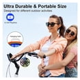 thumbnail image 5 of Shower Bluetooth Speaker IPX7 Waterproof, Portable Bluetooth Speakers with Suction Cup and Time Display, Crystal Sound&Bass LED Light 1100mAh, Wireless Shower Speaker for Outdoor/Kayak/ Gifts/Beach, 5 of 6