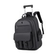 thumbnail image 4 of BELOVING Business Weekend Bag Backpack on Wheels 50x34x22cm Carry on Luggage Rucksack Black, 4 of 10