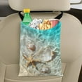 thumbnail image 5 of Yuyamidu Starfish Car Garbage Bags Shell Auto Trash Bag Accessories Hanging Garbage Bag for Truck Car SUV Van Waterproof Car Trash Can with Snap Buttons Strap, 5 of 7