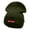Olive, variant on Fish More Embroidered Long Knitted Beanie - Navy OSFM