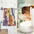 thumbnail image 7 of Yayeee 100% Cotton Hand Towels for Bathroom 16" x 28" Soft Absorbent Kitchen Towel, Large Colorful Flowers Pattern, 7 of 7