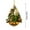M, variant on Bee and Honeycomb Acrylic Christmas Ornament, Cute Bee Collecting Honey Decor with Hanging Rope, Fun Christmas Tree Decoration for Farmhouse Holiday Theme Party