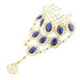 thumbnail image 3 of Juego de Pulsera para danza del vientre Strade Fareast Limited con Anillos en Turquesa 4 piezas, 3 of 8