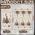 thumbnail image 3 of 200 Pcs Christmas Napkins Disposable Christmas Tree Paper Guest Towels for Bathroom Decorative Hand Towel 2 Ply Guest Paper Napkins for Xmas Winter Holiday Kitchen Party Supplies, 3 of 13