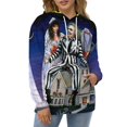 thumbnail image 5 of Beetlejuice Casual Pullover Hoodie Unisex Hooded Sweatshirt Novelty 3D Graphic Long Sleeve Sweater with Pocket S, 5 of 8
