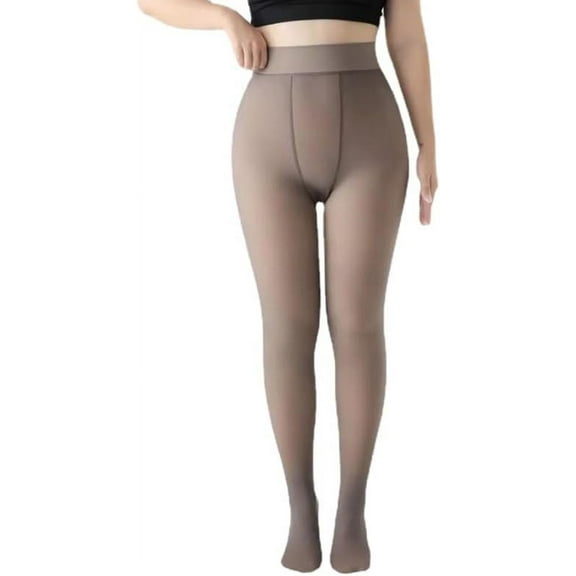 YooGuoGuo Plus Size Fleece Lined Tights Women Winter Warm Opaque Leggings Coqutte Thermal Pantyhose Sheer Stocking Alt Clothes