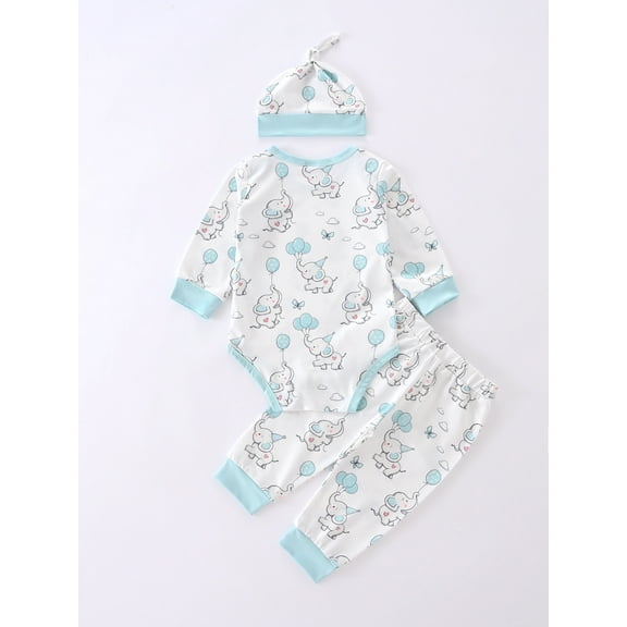 Baby Boy Milk Silk Onesies 3-Piece Set