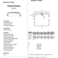 thumbnail image 2 of Alno A702-35-AE Traditional 3-1/2" Cabinet Pull Antique English, 2 of 2