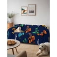 thumbnail image 6 of Cartoon Tractor Couch Cover for Dogs, Cute Beep Car Digger Shovel Truck Navy Blue Washable Sofa Covers Slipcover for Pets Dogs Futon Cover, Couch Recliner Covers, Oversized Chair Slipcover 71"x91", 6 of 9