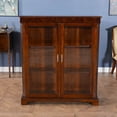 thumbnail image 3 of Mahogany Two Door Bookcase, 3 of 11