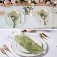thumbnail image 2 of Sage Green Gold Cloth Napkins, Aesthetics Flower Boho Watercolor Art Washable and Reusable Dinner Napkins Set of 6, Table Napkin for Kitchen Party Birthday Wedding Hotel Housewarming 20"x20", 2 of 8
