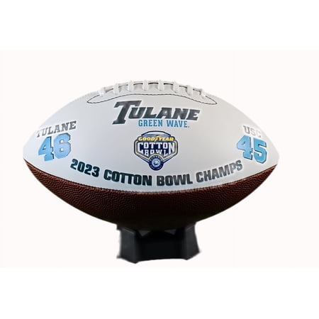 Tulane Green Wave 2023 Cotton Bowl Champions Souvenir Footballs