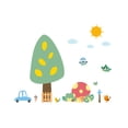 thumbnail image 1 of Pegatina de pared sweethay 2 piezas decorativa de dibujos animados, 1 of 6