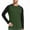 Army Green, variant on Zylanna Men's Long Sleeve T-Shirts, Stretchy Activewear Crew Neck Solid Color Casual Tops for Sport Gray