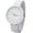 White, variant on Collections Analog Quartz Women's 43mm Case Linear Markings Metal Stretch Band Watch
