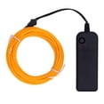 thumbnail image 2 of Cable EL, 16.4ft 5m Cable EL Cortable Naranja Iluminación De 360 ​​4 Modos Para Decoración Navideña, 2 of 7