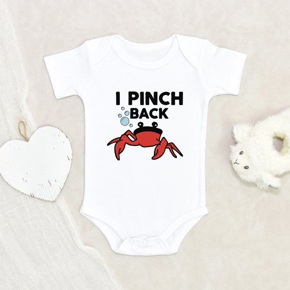 Newbabywishes - Funny Pinched Back Crablet Baby Clothes for Boys and Girls - Animals Baby Clothing