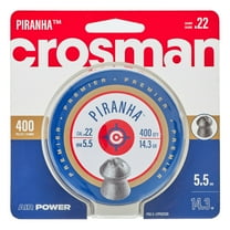 Crosman Piranha .22 Caliber Premier Pellets, 400 Ct. 14.3 Gr., LPPH2