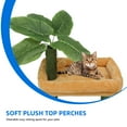 thumbnail image 6 of Dextrus 72.8" Tall Cat Tree Tower for Indoor Cats, Large Cat Climbing Condo with Self-Grooming Brush, Perch, Basket, Sisal Scratching Posts, and Toy Balls,Green, 6 of 6
