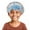 a-Sky Blue27757, variant on VNKIDY Kids Hats Children Satin Bonnet With Floral Pattern Matching Bow Kids Hair Accessory For Hair Tidy Fashionable Headwear