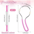 thumbnail image 2 of 4 Pack Spring Facial Hair Removers for Women, Manual Epilator with Handle, Face Hair Removal Threading Tool for Upper Lip, 2 of 6