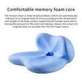 thumbnail image 5 of Memory Foam Seat Cushion,Lower Back Support,Chair Pillow for Sciatica, Coccyx, Back & Tailbone Pain Relief - Orthopedic Chair Pad for Support in Office Desk Chair, Car, Wheelchair & Airplane, 5 of 7