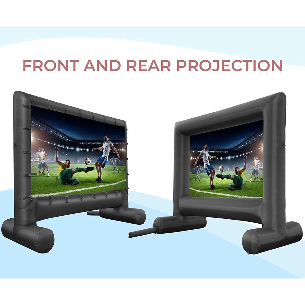 Inflatable Projector Screen w/Blower Fan for Outside 14ft Inflatable