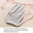 thumbnail image 3 of Sonducket Lovely Cartoon Girls' Period Bragas Ropa interior menstrual Calzoncillos Lencería Calzoncillos Transpirable Hija Adolescente Amarillo Type3 NO3, 3 of 6