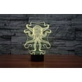 thumbnail image 5 of YSITIAN Octopus Shape 3D LED Nightlight 7 Color Control Desk Table Lamp Bedroom Xmas Gift G1116-142, 5 of 5