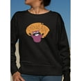 thumbnail image 2 of Proud Ally Happy Racoon Sweatshirt Women -Smartprints Designs, Female Medium, 2 of 4