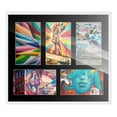 thumbnail image 2 of White Finish Collage Frame - Black Mat, Holds Five 5x7 Photos , UV Resistant Acrylic, Wall Hanging, 2 of 8