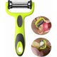 thumbnail image 1 of 1 Piece 3 in 1 Multifunction Peeler, Vegetable Peeler, Fruit Peeler, Swivel Peeler, Rotary Peeler, Carrot Peeler, Potato Peeler (Green), 1 of 5