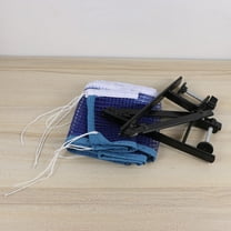 Soimiss Lightweight Blue Table Tennis Net Post Set with Metal Clamp Posts