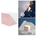 thumbnail image 3 of CNKOO Cube Alarm Clock Multifunctional Digital Desk Clock Rechargeable Alarm Clock USB Charging Night Light Alarm Clock Cute Daily Alarms for Bedside, 3 of 9