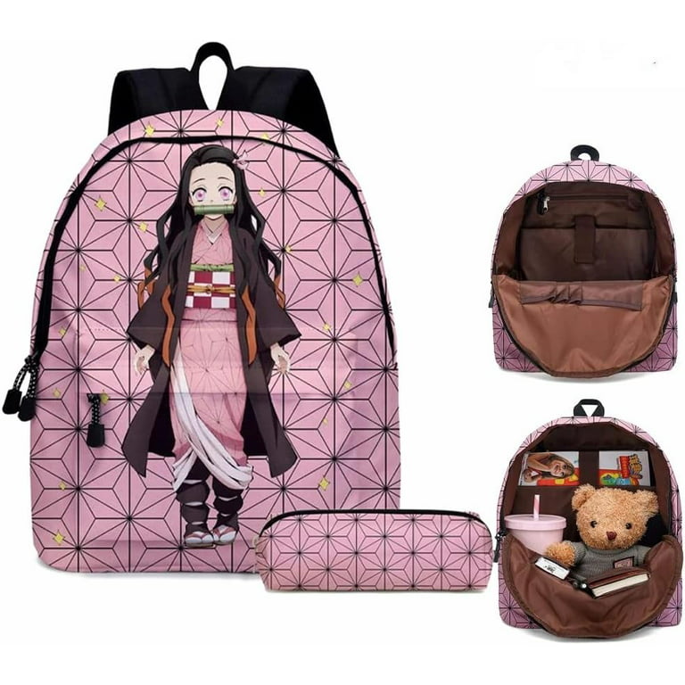 Chibi Nezuko Demon Slayer Lunch Bag For Unisex Lunch Box Travel