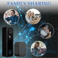 thumbnail image 3 of Wireless Doorbell Camera with Chime, 2K HD Video, No Subscription Needed, Night Vision, Human Detection, 3 of 5