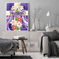 thumbnail image 4 of Cuadros Decorativos Kit de bordado hecho a mano con estampado He is Risen Ehuebsd punto de cruz completo de 11CT hilo de algodón arte de pared impreso decoración, 4 of 9