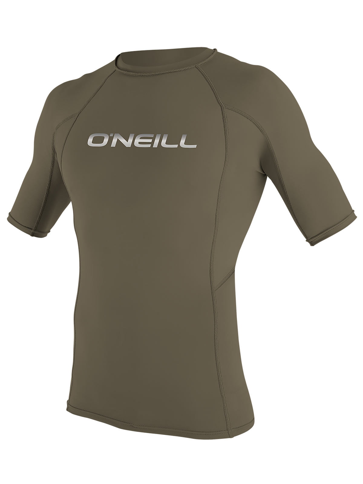 ONeill Mens Basic Skins Long Sleeve Rashguard 3XL-Tall Khaki 3342IB