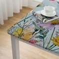 thumbnail image 4 of BANET Indoor Outdoor Stain and Wrinkle Resistant Polyester Fabric Table Cloth Wipe Clean Decorative Table Cover for Dining Table Buffet Party white, 4 of 7